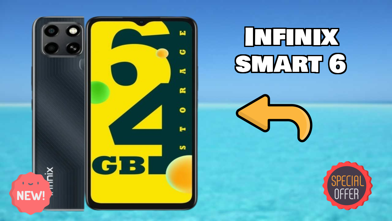 Infinix Smart 6 Display Technology: 6.6 Inches (16.76 Cm) Screen