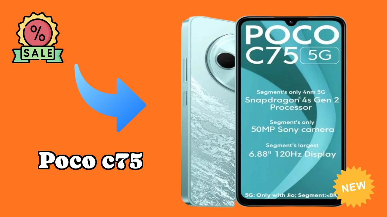 POCO C75 at ₹7,299 - Is It Worth Buying?
