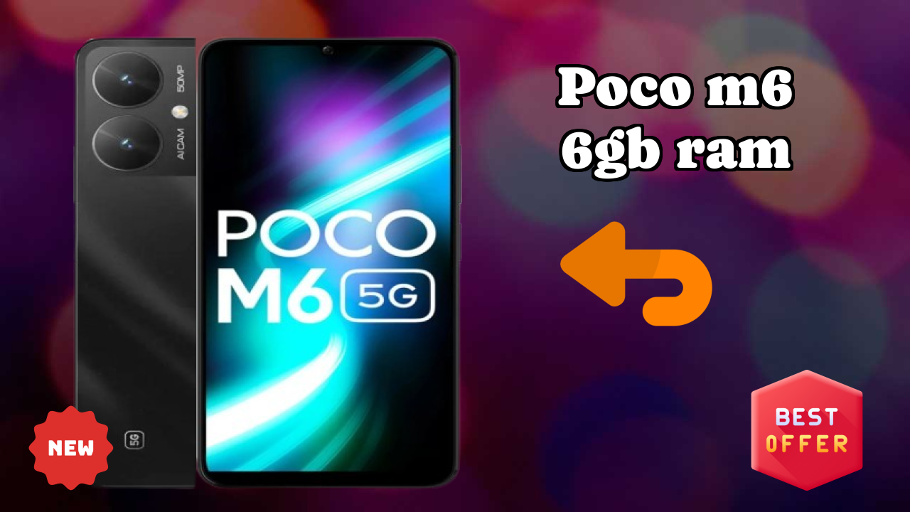 POCO M6 6GB RAM Camera Quality: 50 MP + 0.08 MP Rear Camera Photo Review