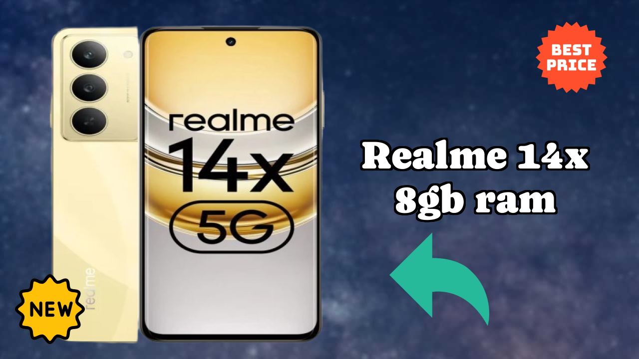 Realme 14x 8GB RAM at ₹13,989 - Complete Specifications List