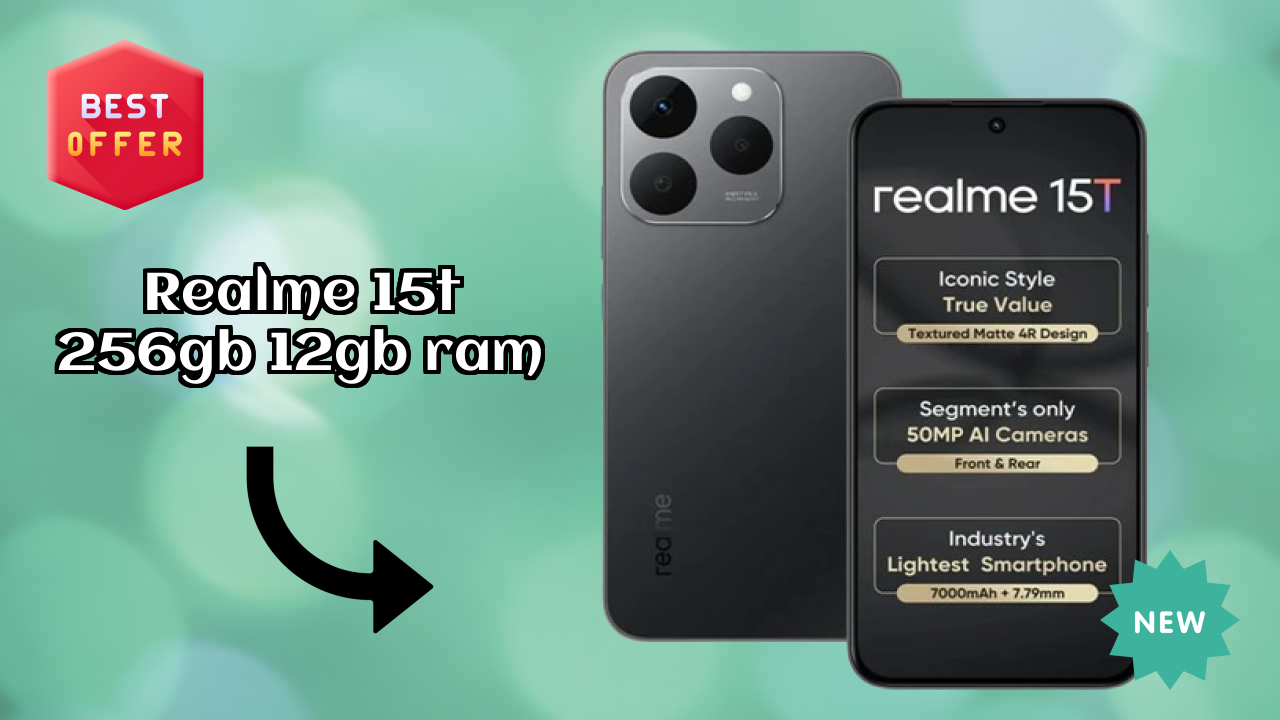 Realme 15T 256GB 12GB RAM Display Technology: AMOLED Explained