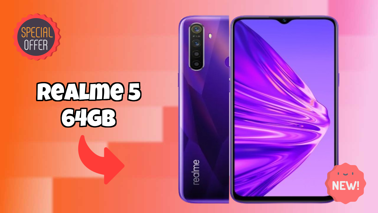 Realme 5 64GB at ₹11,999 - Complete Specifications List