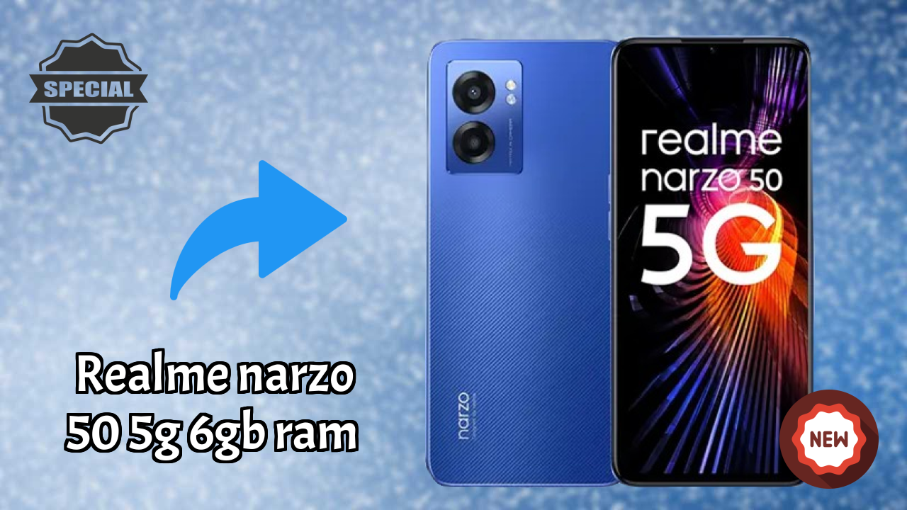 Realme Narzo 50 5G 6GB RAM Display Size: 6.6 Inches (16.76 Cm) Screen Quality