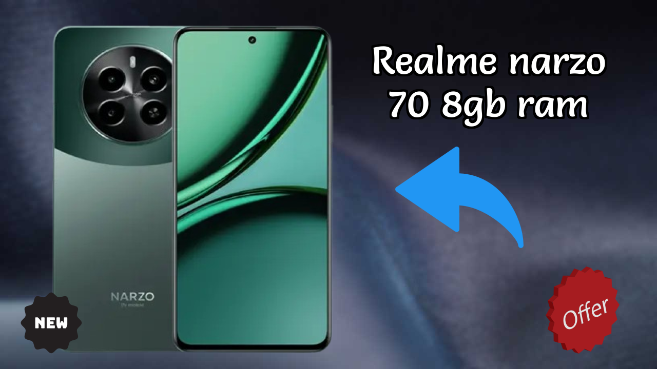 Realme Narzo 70 8GB RAM at ₹14,799 - Best Deal Available Now