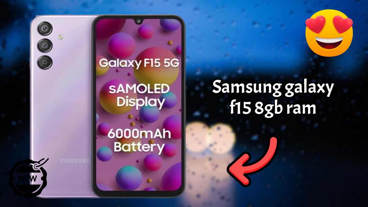 Samsung Galaxy F15 8GB RAM Performance: 8 GB RAM Multitasking
