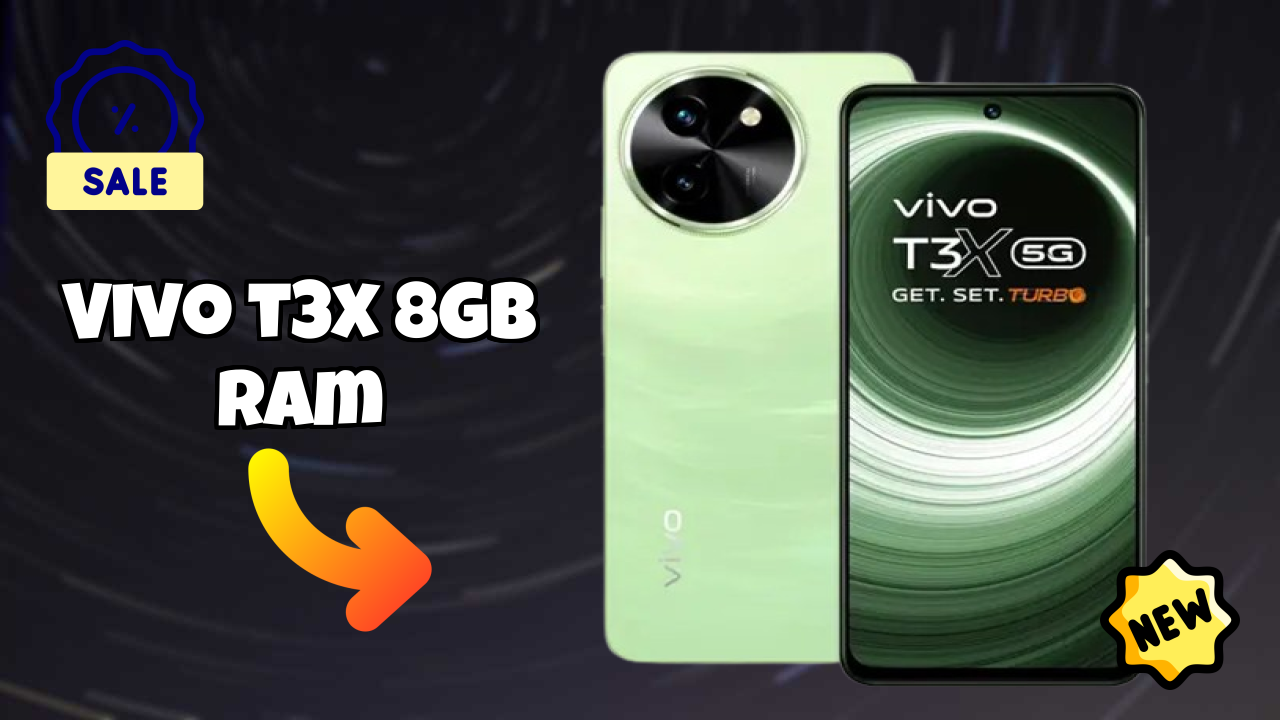 Vivo T3x 8GB RAM Usage: Is 8 GB RAM Enough for Heavy Apps?